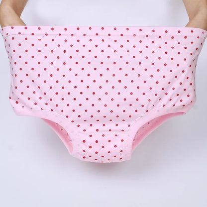 3pcs Pure Cotton Women Panties Large Size High Waist Underwear Briefs Mother Breathable Comfort Panty Plus Size Female Lingeries