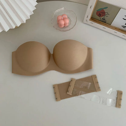 Women Sexy Strapless Bra Push Up Padded Bras Female Underwear Seamless Invisible Bralette Without Straps Ladies Lingerie Bras
