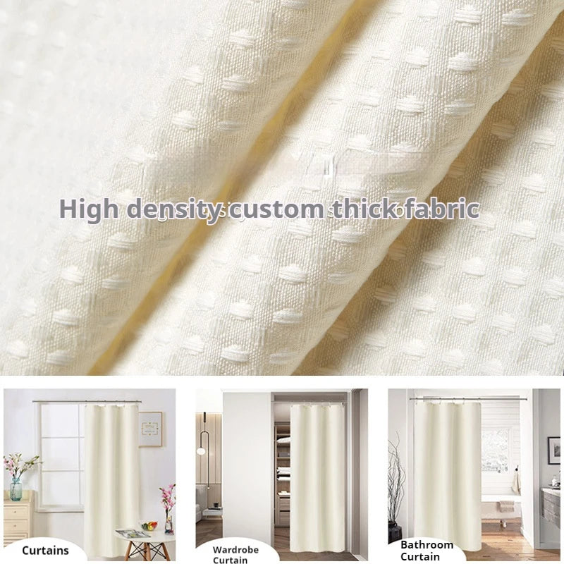 Waterproof Mildew-Proof Shower Curtain Set - Modern Plant Print with 12 Hooks - ZOOMNSTORE