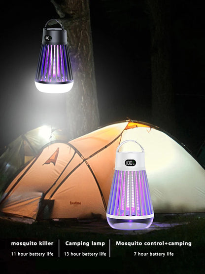 Electric Mosquito Lamp USB Charging Two-In-One Portable Mosquitoes Household portable outdoor electric shock mosquito killer