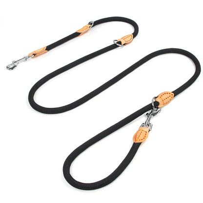New Generation Dog Leash Multifunctional 2.1M Adjustable and Nylon for Large Hands-Free Leash for 2 Dogs Universal