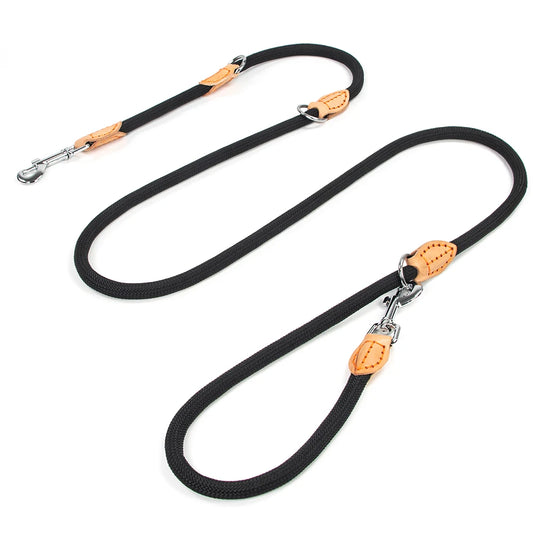 New Generation Dog Leash Multifunctional 2.1M Adjustable and Nylon for Large Hands-Free Leash for 2 Dogs Universal
