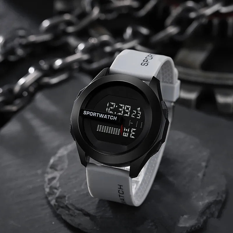 Military Digital Watch - Men's Sport Watch Waterproof LED Luminous Stopwatch
