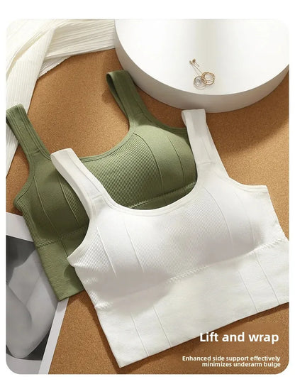 Breathable Sports Bra Anti-Sweat Fitness Top Women Seamless Yoga Bra Shockproof Crop Top Push Up Sport Bra Gym Workout Top