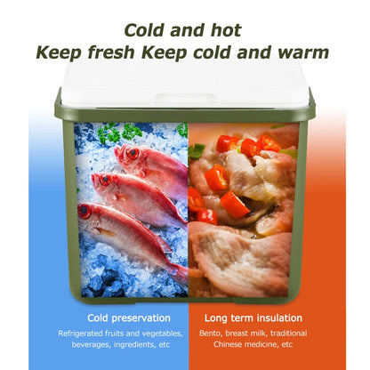 13/6L Cooler Box Portable Camping Refrigerator Incubator Large Capacity Car Ice Bucket Heat Preservation Camping BBQ Equipment