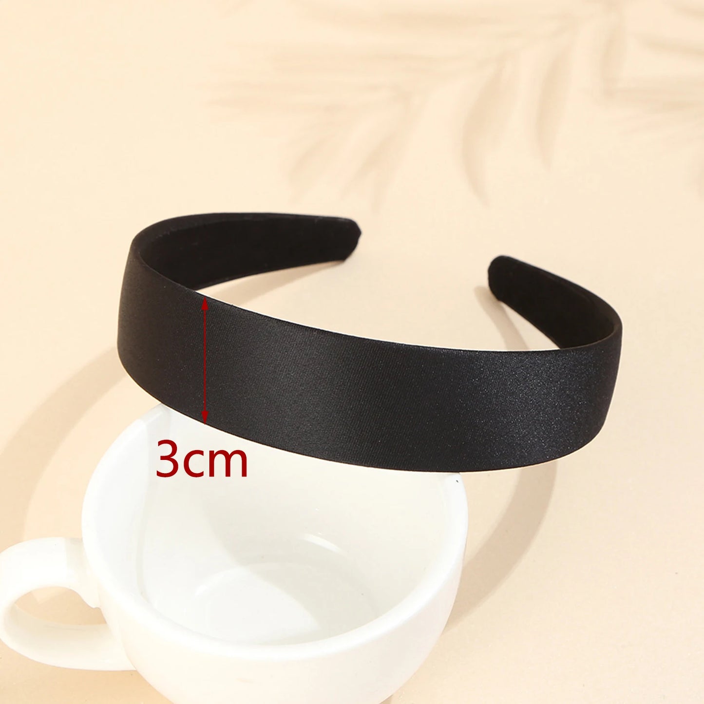Unisex Metal Wavy Spring Hair Hoop Black Non Slip Outdoor Sports Headbands For Women Men Simple Hairband Face Washing Headdress