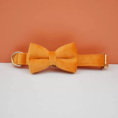 Velvet adjustable dog CollarLeash，Gold dog Collar and leash set，Dog Collar Leash and harness set strong large dog