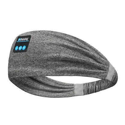 Wireless Bluetooth Headband Earphones Sports Fitness Yoga Headband Headset Elastic Soft Sleeping Smart Music Eye Mask Headphones