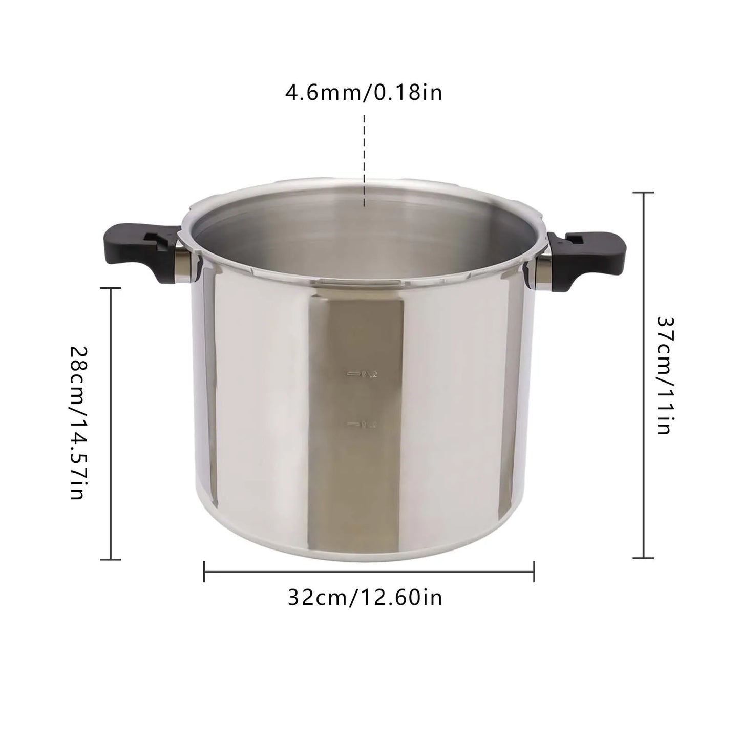 23 Quart Pressure Canner  Cooker - Extra-Large with Safety Valve  Pressure Gauge 13PSI