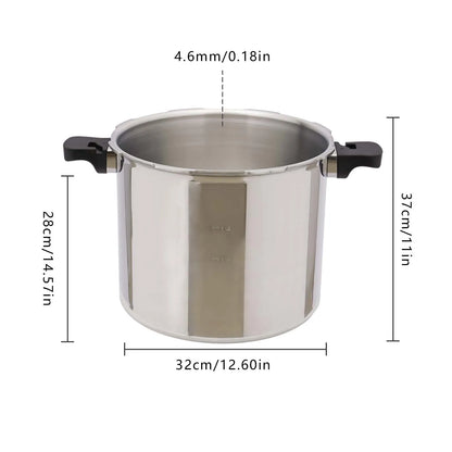 23 Quart Pressure Canner  Cooker - Extra-Large with Safety Valve  Pressure Gauge 13PSI