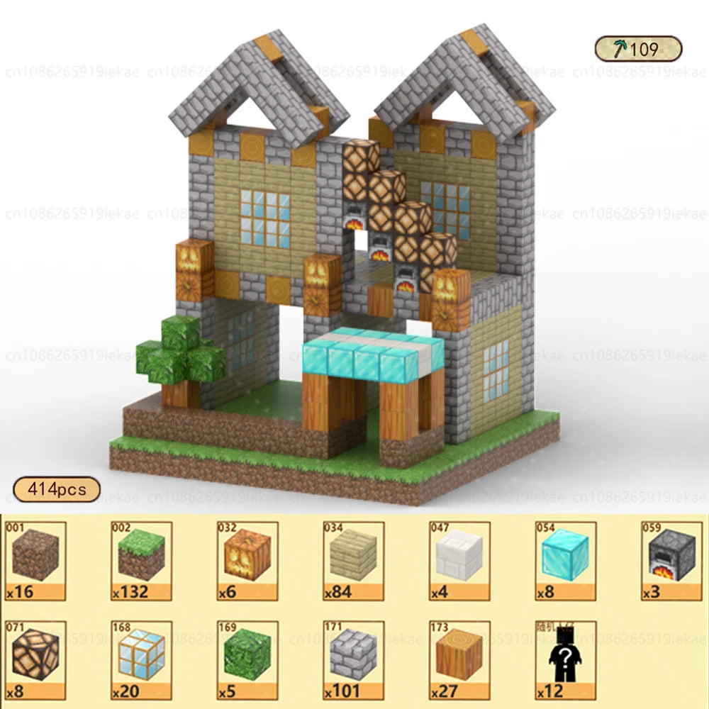 Magnetic Building Blocks - STEM Sensory Toys & Creative Magnet Cube Set for Kids