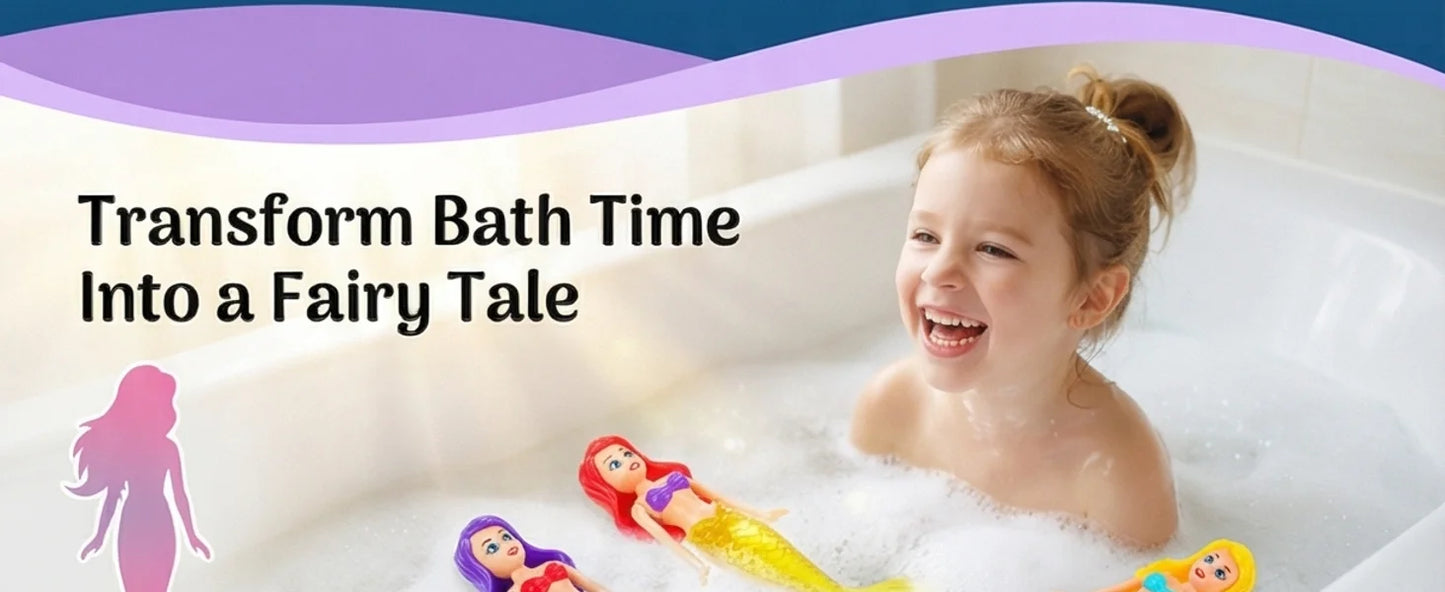 High-Quality Mermaid Diving Toys, Mermaid Bathtub Toys, Mermaid Swimming Pool Toys, Children's Boys' & Girls' Adult Swimming Pool Games