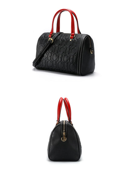 Women's Leather Handbag - Large Capacity Soft Genuine Leather Shoulder Bag For Daily Commute