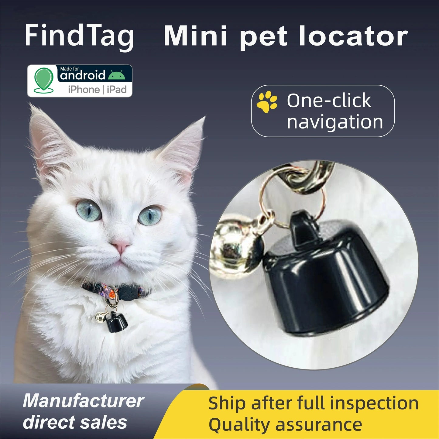 New Global Positioning Pet Locator Mini Bird Pigeon GPS Tracker for Dogs/Cats Waterproof Real-Time Location Tracking