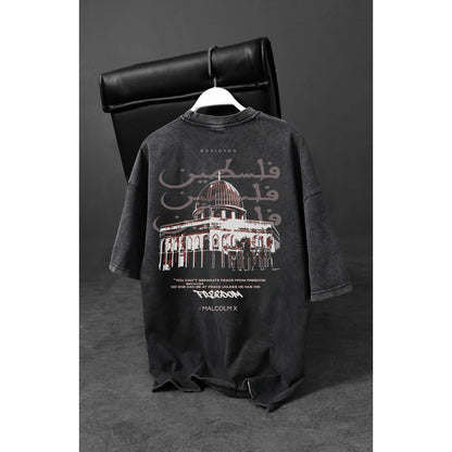 New Summer Washed Oversized Men T-Shirt Oversize Best Cotton T-shirt Heavy Street Fashion Graphic T-shirt Unisex Oversize Tops