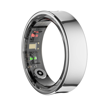 Amovan Smart Ring Premium Temperature Remote Control Sports Sleep Health Fitness Fasion Ring for Samsung iOS Phone for Woman Man