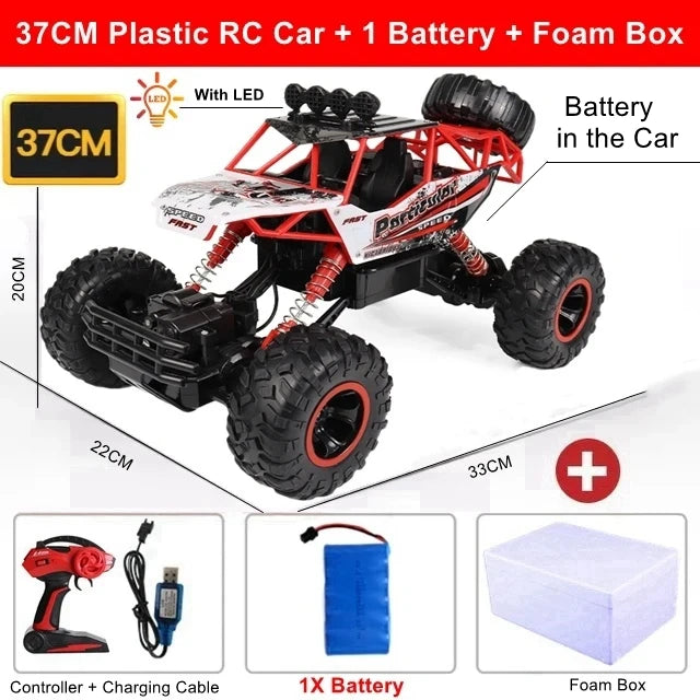 Remote Control Climbing Car - 4WD Off Road Truck with Shockproof Suspension & Anti Skid Wheels
