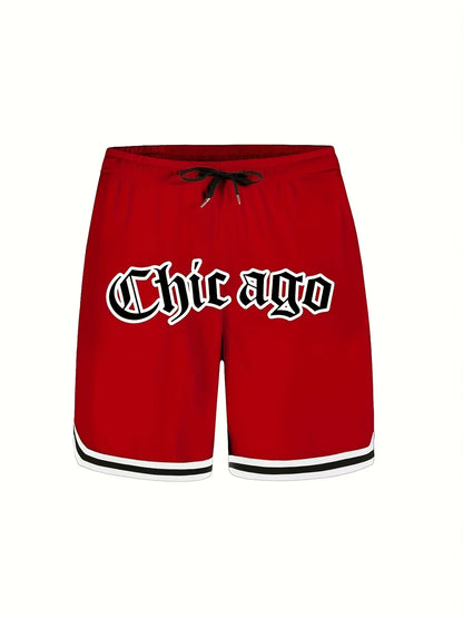 2025 Summer new casual, fashionable, comfortable, lightweight, quick-drying, breathable 3D digital printed men's shorts