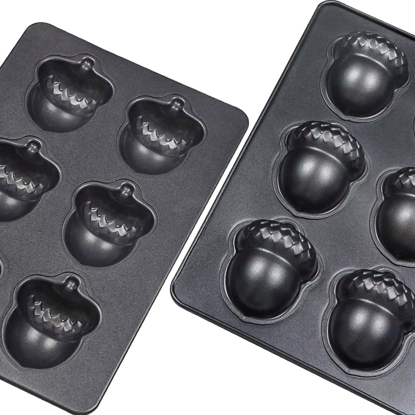 Carbon Steel Cake Pan - 6 Cavity Flower Muffin Mold Non Stick Durable Baking Tray