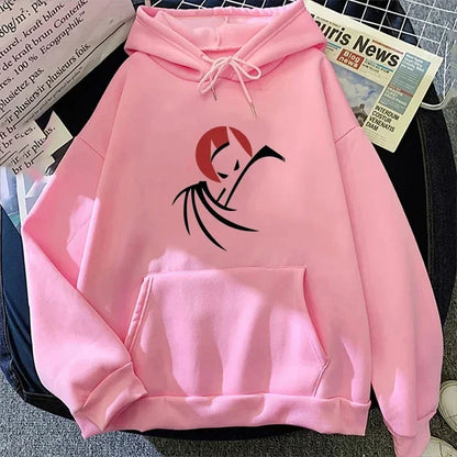 Bat anime printed men's hoodie high-quality casual and fashionable hoodie versatile Y2K trendy sweatshirt