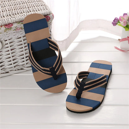 New Men's Slippers Men Summer Shoes Mixed Colors Sandals Male Slipper Indoor and Outdoor Flip Flops Casual Beach Shoes for Man