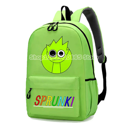 Anime Cartoon School Backpack - Waterproof Oxford Cloth Bookbag for Kids - ZOOMNSTORE