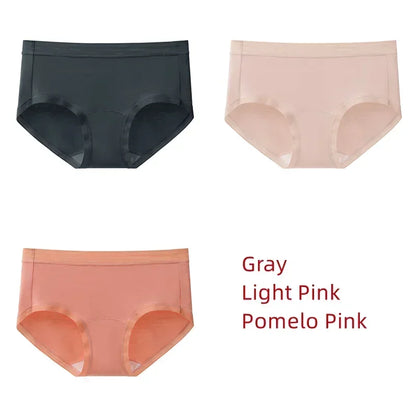 3Pcs Modal Women's Panties Lengthened Inner Crotch Female Briefs Underwear Underpants M-XXL 7A Level Antibacterial Sexy Soft Fit