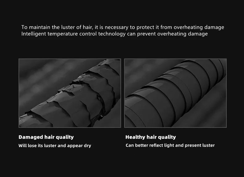 Professional Hair Dryer - Foldable High Power Negative Ion Blu-Ray Electric Blow Dryer