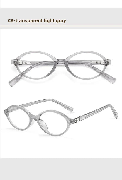 Oval Reading Glasses - Classic Oval Frames With Photochromic Lenses For Women Small Frames