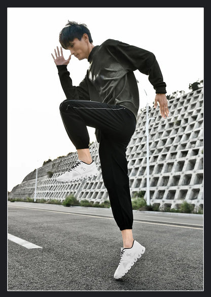Men's Breathable Casual Sneakers Air Mesh Running Shoes Lightweight Summer Outdoor Sports Zapatillas for Male Large Size 39-46