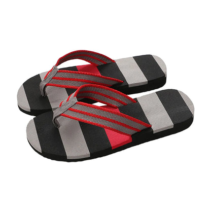 New Men's Slippers Men Summer Shoes Mixed Colors Sandals Male Slipper Indoor and Outdoor Flip Flops Casual Beach Shoes for Man