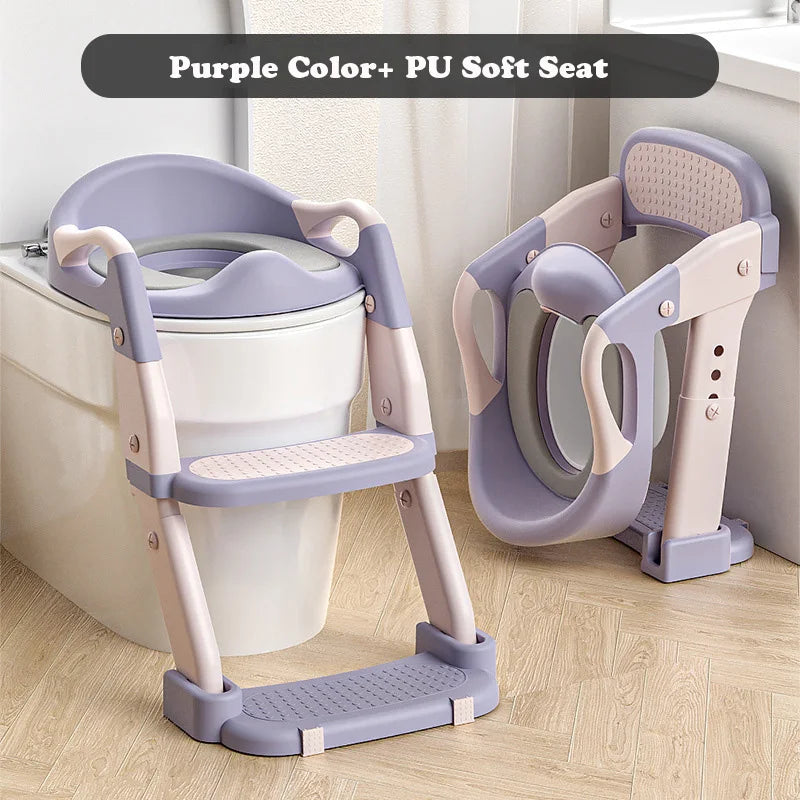 Baby Potty Training Seat - Portable Child Urinal & Kids Toilet Step Stool