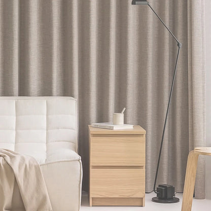 Linen Blackout Curtains – Modern Living Room Drapes | Full Shading, Luxury Bedroom