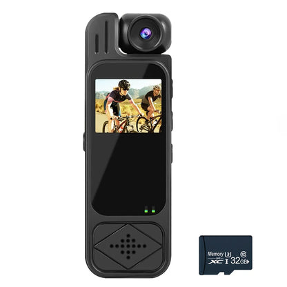 Mini HD Camera - Portable Video Recorder | Infrared Night Vision Body Worn Camera