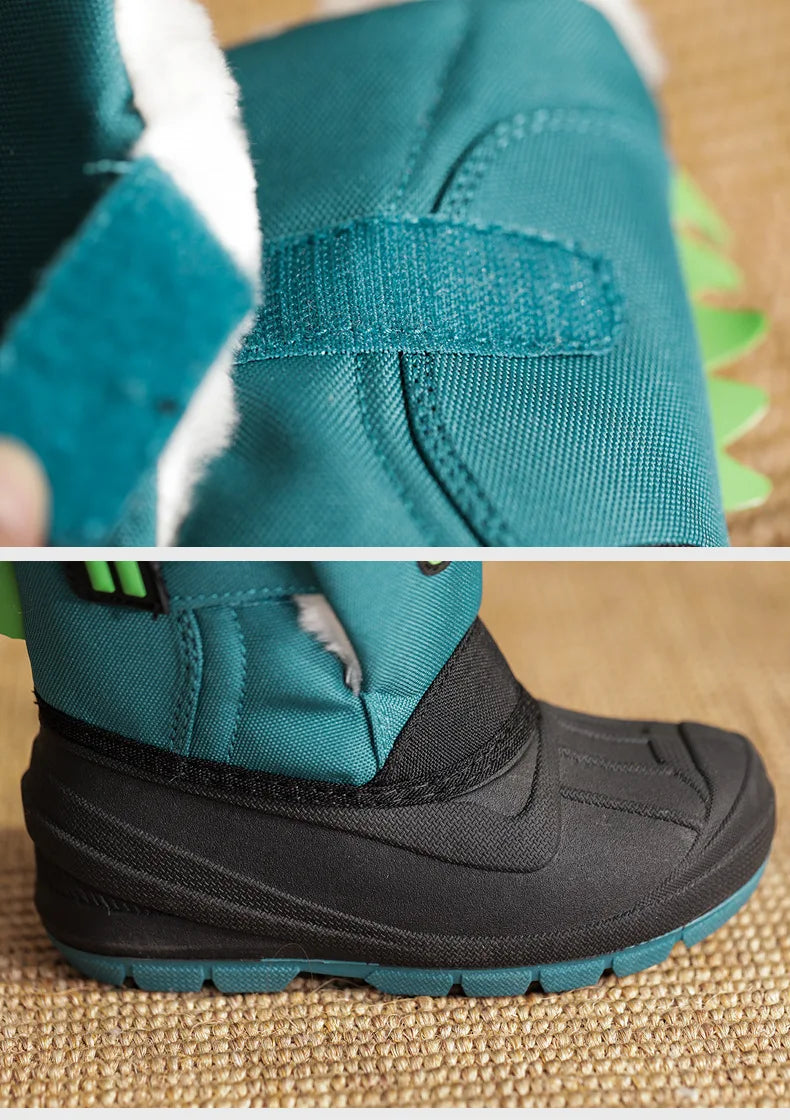 Girls Unicorn Snow Boots - Waterproof Cold Boots With Slip Resistant Sole