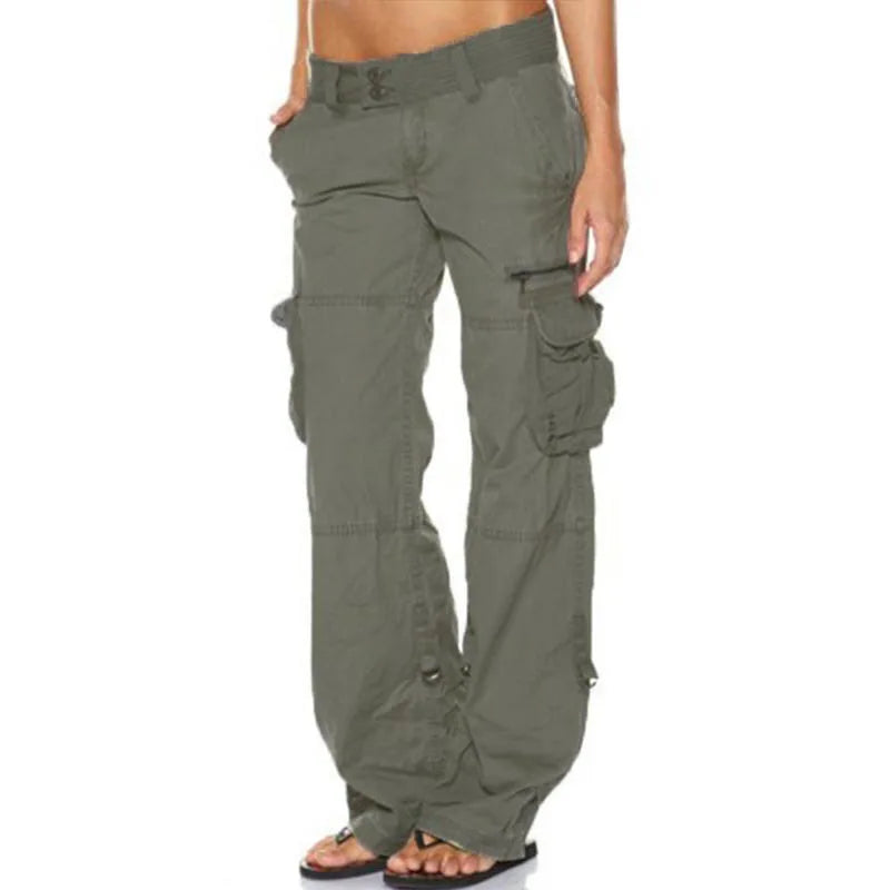 Women's New Spring and Autumn European and American Fashion Classic Street Trend Daily Retro French Wide Leg Work Pants