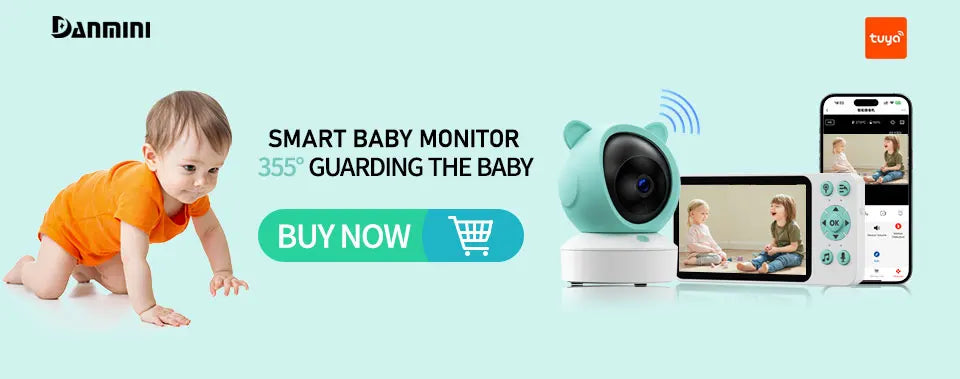 Baby monitor two-way audio voice intercom infrared night vision baby camera with monitor video surveillance security protection
