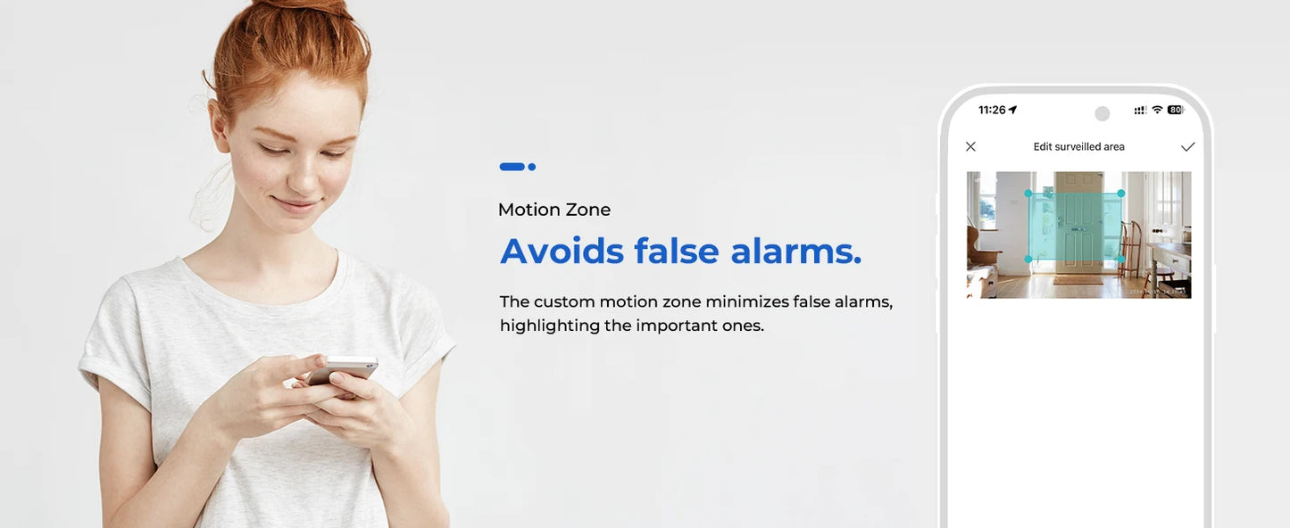 IMILAB WiFi 6 Indoor Baby Monitor Camera with AI Detection Night Vision 2-Way Audio 360° PTZ for Child Safety C21/C22