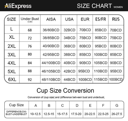L-6XL Plus Size Full Coverage Support Bra for Big Bust Anti Sagging Push Up Seamless Comfortable Side Support Underwear