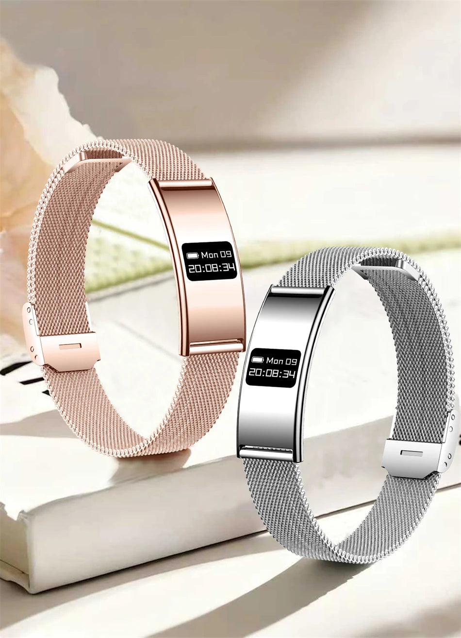 New Smart Bracelet Men Fitness Tracker IPX8 Waterproof Heart Rate Sleep Monitor Outdoors Sports Smartwatch Band For Android IOS