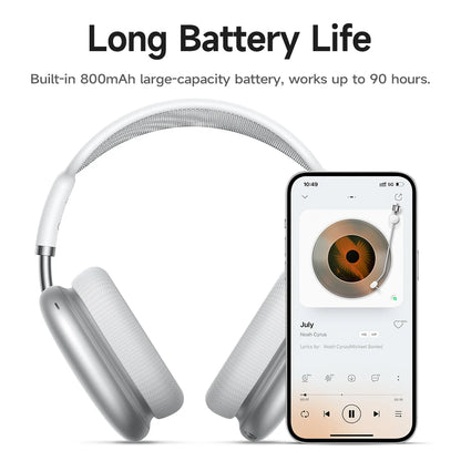 HOCO W55 Plus ANC Noise Reduction Over-ear Bluetooth 5.4 Headphones Wireless Sport Headset Head mounted For Smart Phone AUX mode