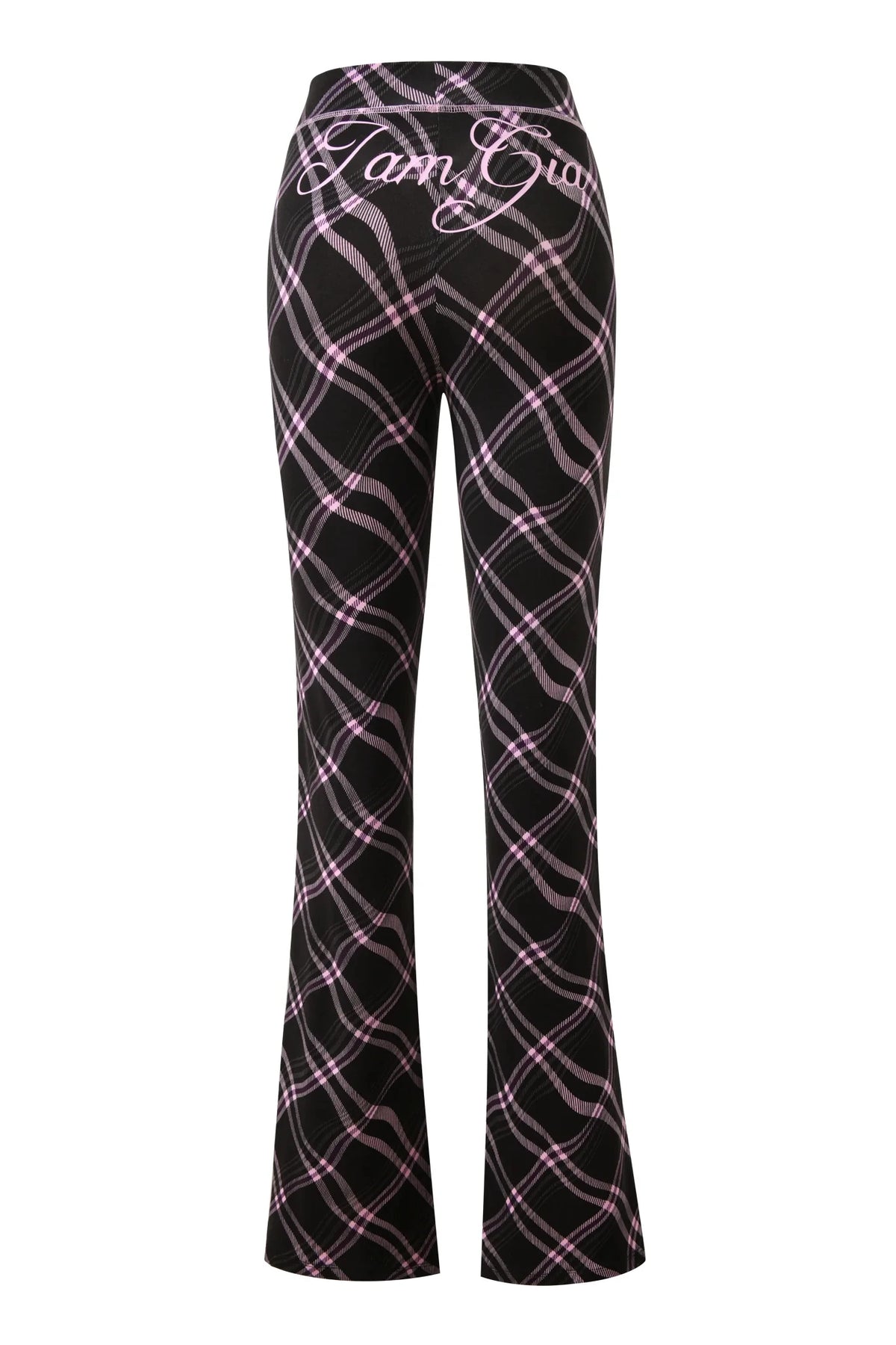 Gia neon pink regular shoulder slim-fit letter print topstitching design slim-fit hooded zip-up short jacket and pants set