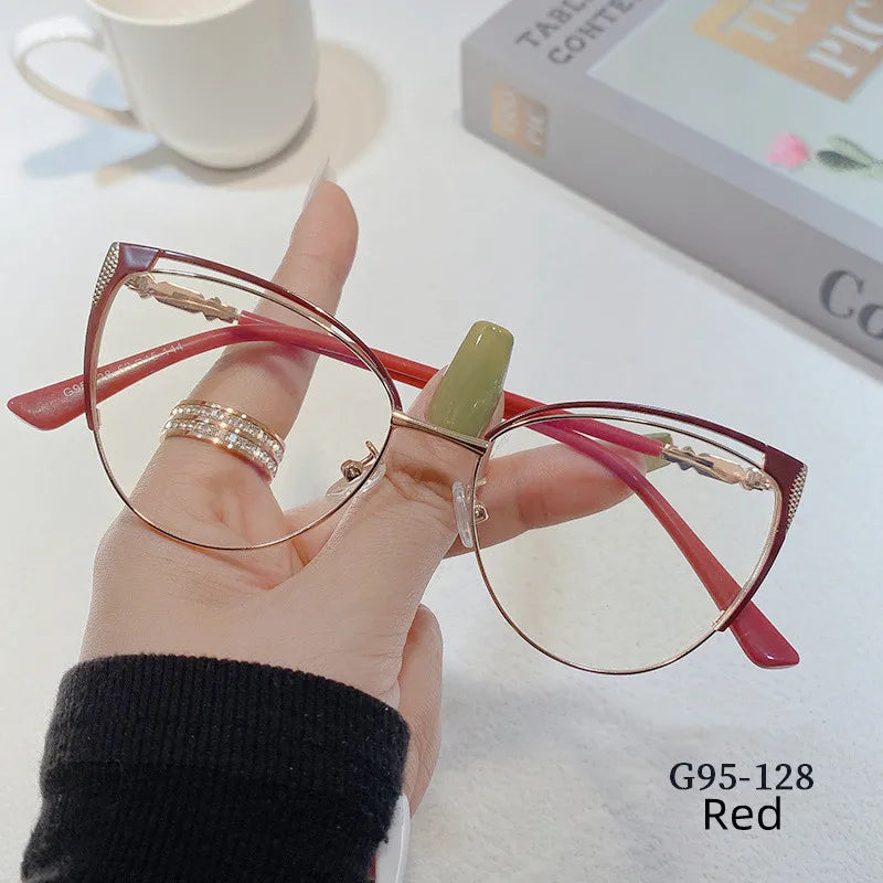 Photochromic Reading Glasses – Retro Cat Eye Frames With Blue Light Protection