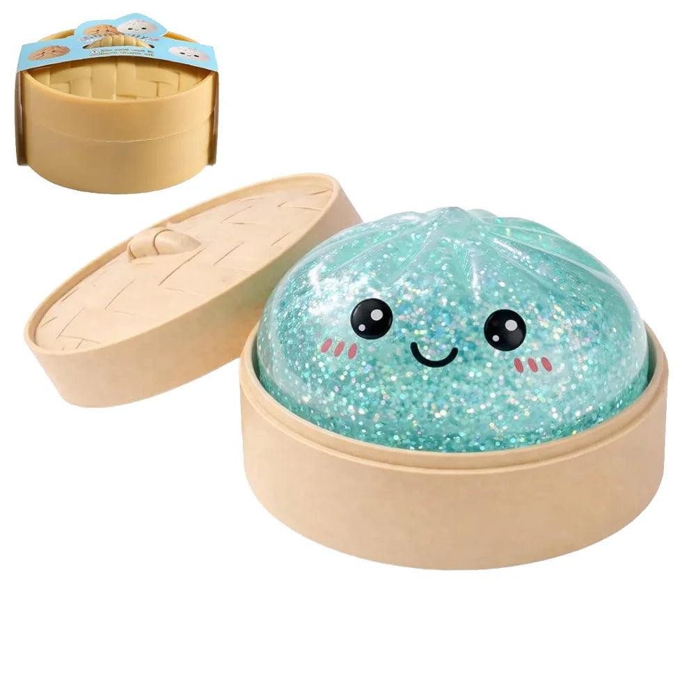 New Glitter Dumpling Pressure Ball Slow Rebound Soft Pinch Decompression Office Home Decorat Children Adults Birthday Gifts