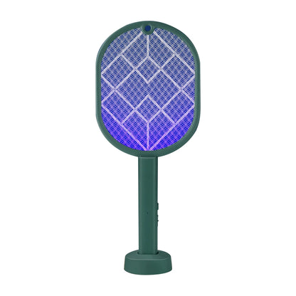 2-in-1 Electric Mosquito Swatter Mosquito Killer USB Rechargeable Angle Adjustable Electric Bug Zapper Fly Bat Insect Swatter