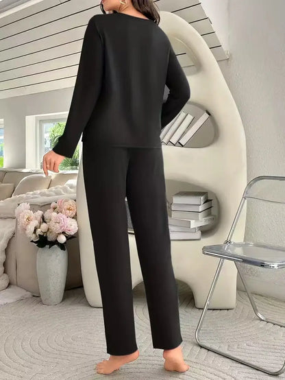 Sleepwear Women's Nightgown Long Sleeve Pajamas Ladies Pj Sets for Woman Pyjamas Set Pajama Girl Home Wear Set Homewear Female