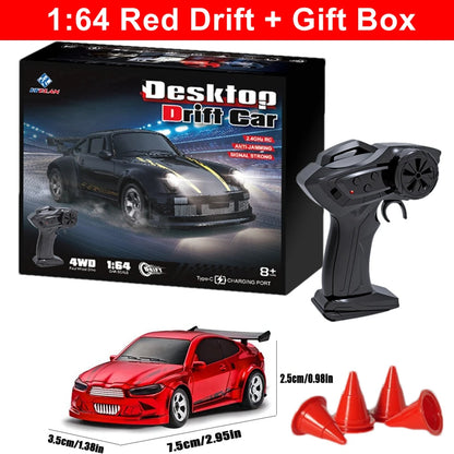 164 4WD Drift RC Car - High Speed Remote Control Mini Racing Model