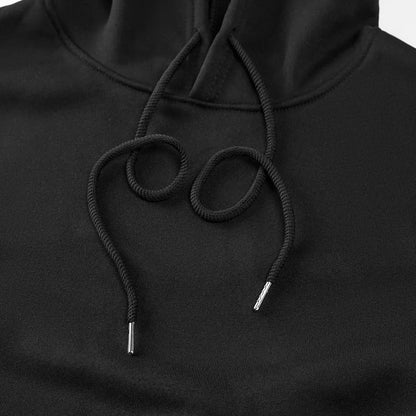 Chamois Leather Hooded Sweatshirt Men's Autumn Winter 2025 New Fleece-Lined Trendy Oversize Couple Pullover Jacket