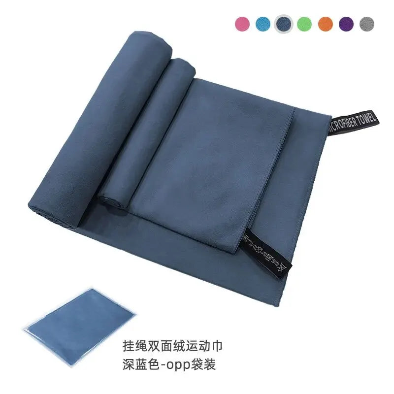 Fast Dry Sport Towel Multifunctional Travel Swimming Yoga Ultra Soft Lightweight Super Absorbent Microfiber Material for Gym