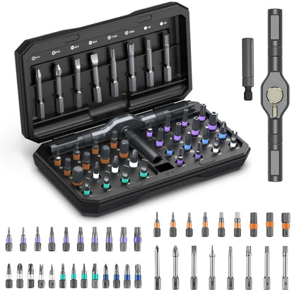 Magnetic Screwdriver Set - 42-in-1 DIY Ratchet Multi-Bit Tool for Computers - ZOOMNSTORE